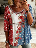 Women's Casual 250th Anniversary Printed Casual Top