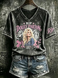 Women's Rip Dolly Parton Printed T-shirt