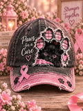 Breast Cancer Awareness Animal Graphic Print Hat