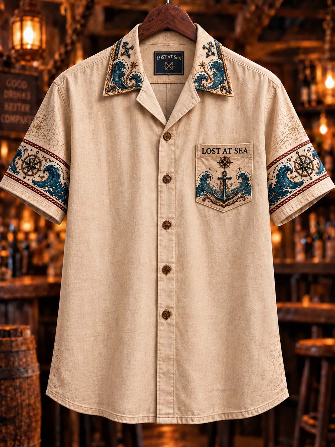 🌊 Ocean Calls So Do We Blonde Mermaid Sunset Hawaiian Shirt ⚓️