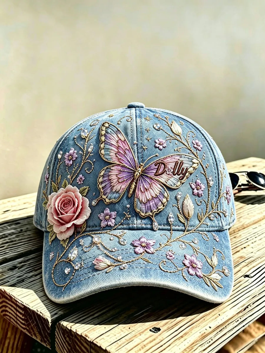 Retro Commemorative Printed Washed Hat