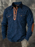 Men's Vintage Comfortable Henley T-Shirt