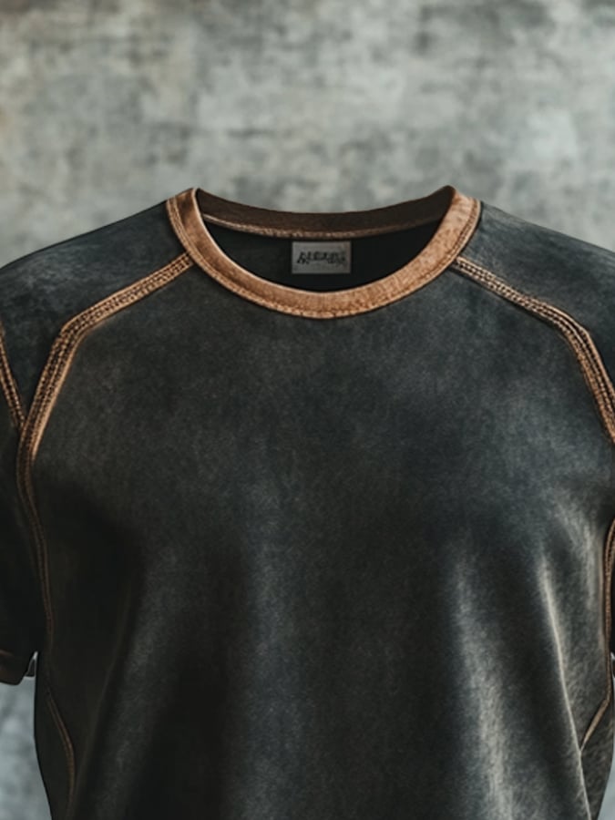 Men's vintage style short sleeve t-shirt