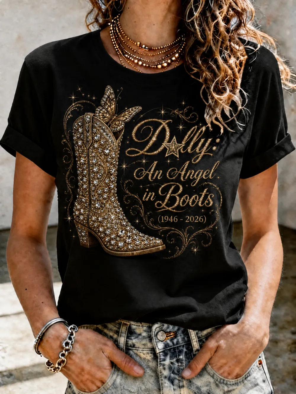 Women'S Commemorative Printed Casual T-Shirt