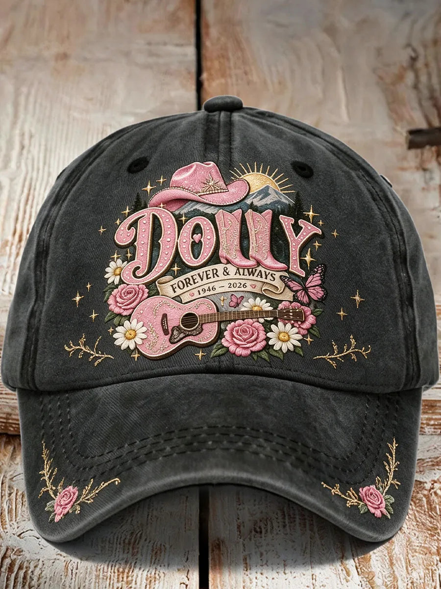 Unisex Legendary Country Singer Print Hat