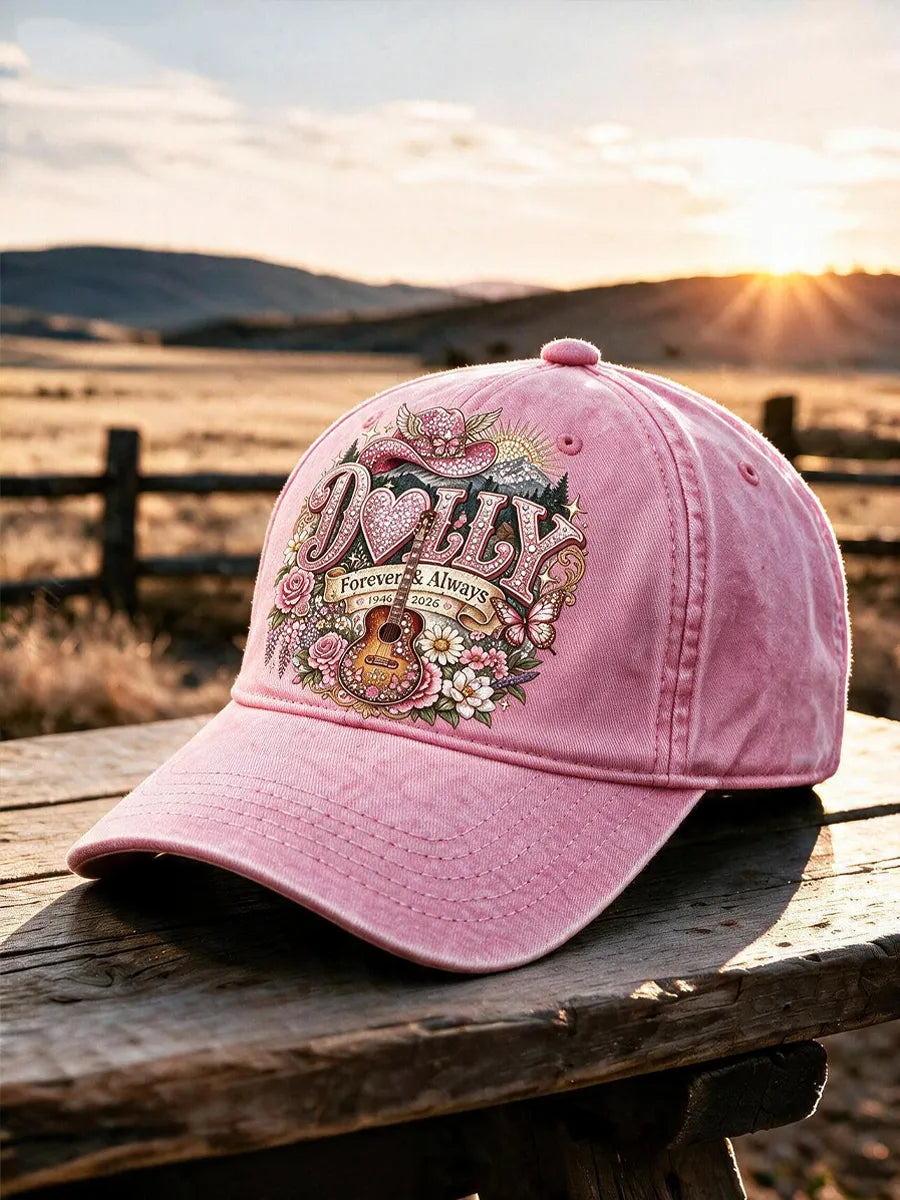 Unisex Retro Commemorative Dolly Printed Hat