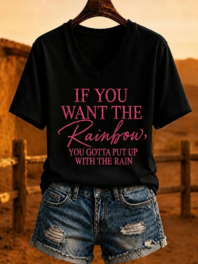Women'S Commemorative Printed Casual T-Shirt