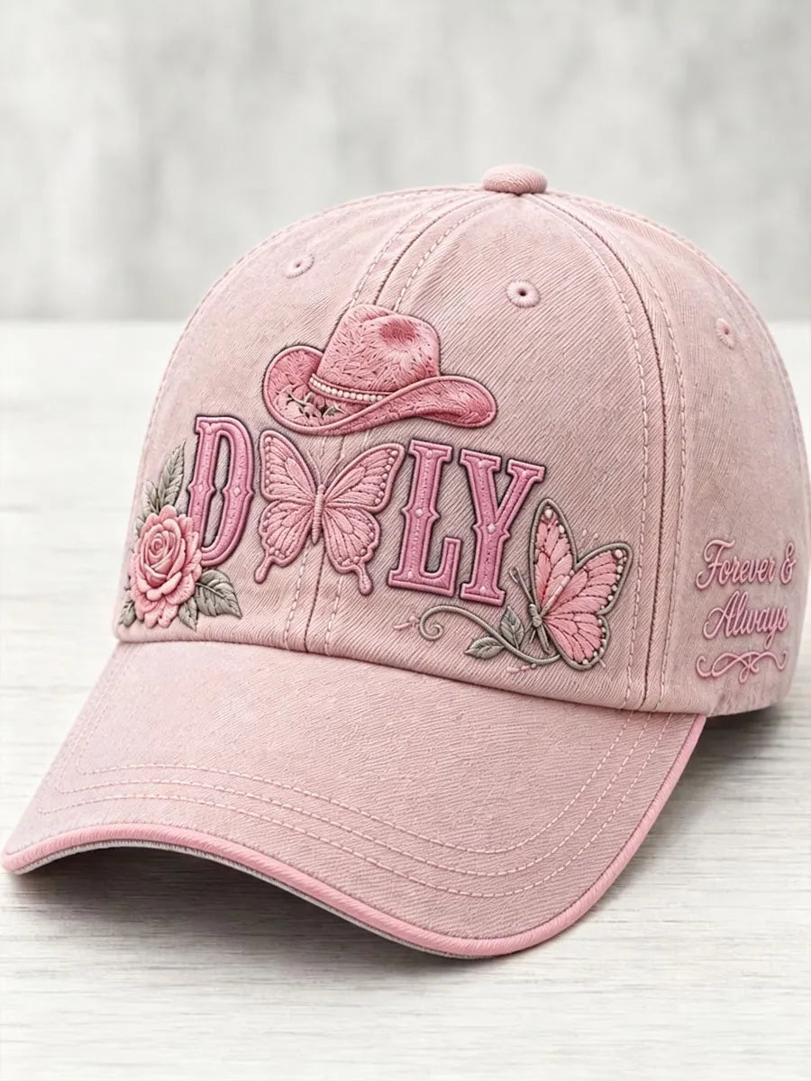 Retro Commemorative Printed Washed Hat