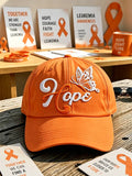 Unisex Leukemia Awareness Print Baseball Cap