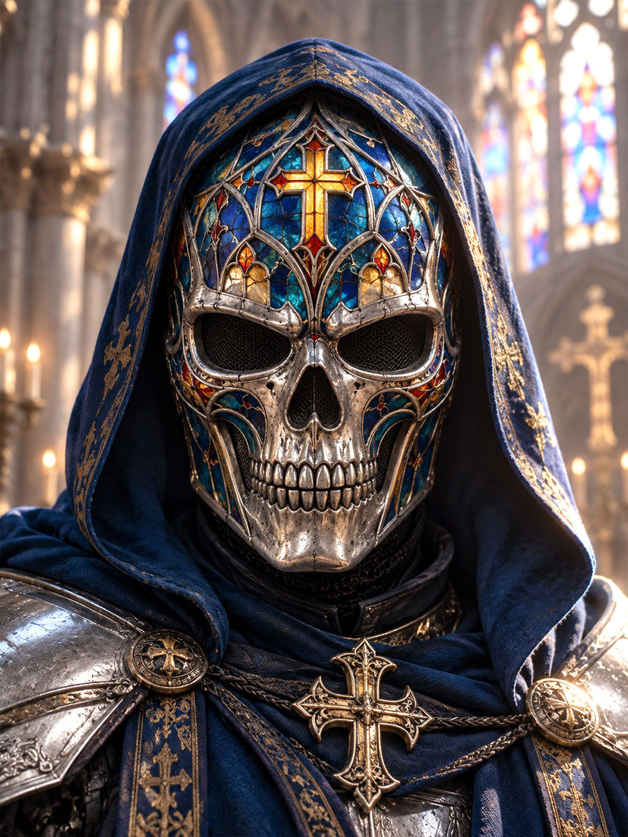 Gothic Cathedral Skull Full-Face Mask