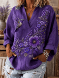Women's Alzheimer's awareness Print Comfortable Shirt