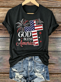 250Th Anniversary Commemorative Faith Printed Round Neck Top In The United States