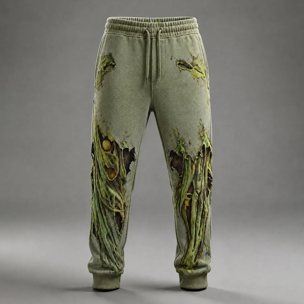 Men's Halloween Zombie Hole 3d Printed Sweatpants