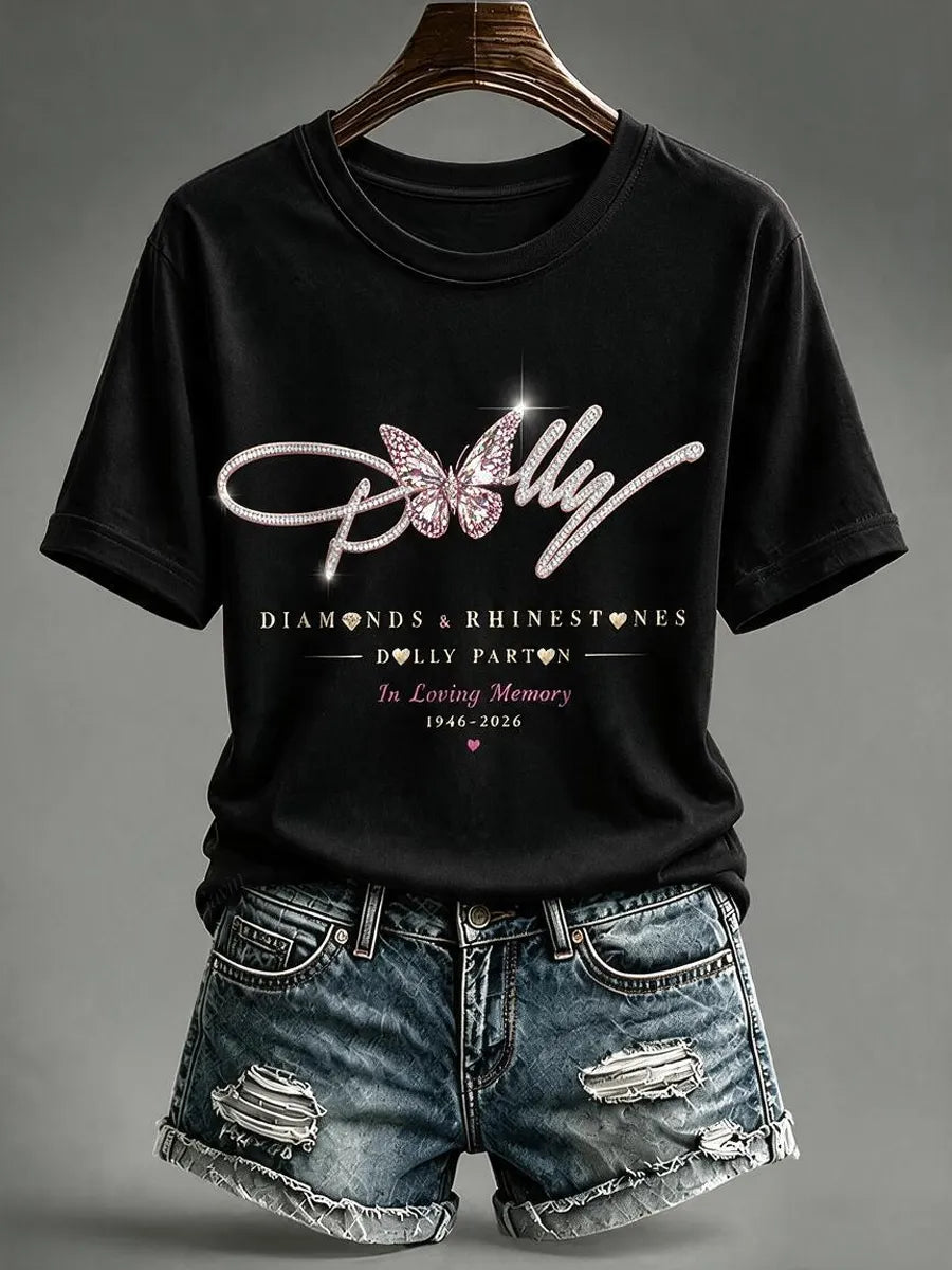 Women'S Commemorative Printed Casual T-Shirt