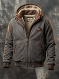 Men's Vintage Warm Multi-Pocket Outdoor Jacket