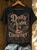 Women's Dolly Parton Tribute Print T‐Shirt