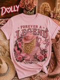 Women'S Commemorative Printed Casual T-Shirt