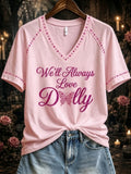 Women's Commemorative Print Casual T-Shirt