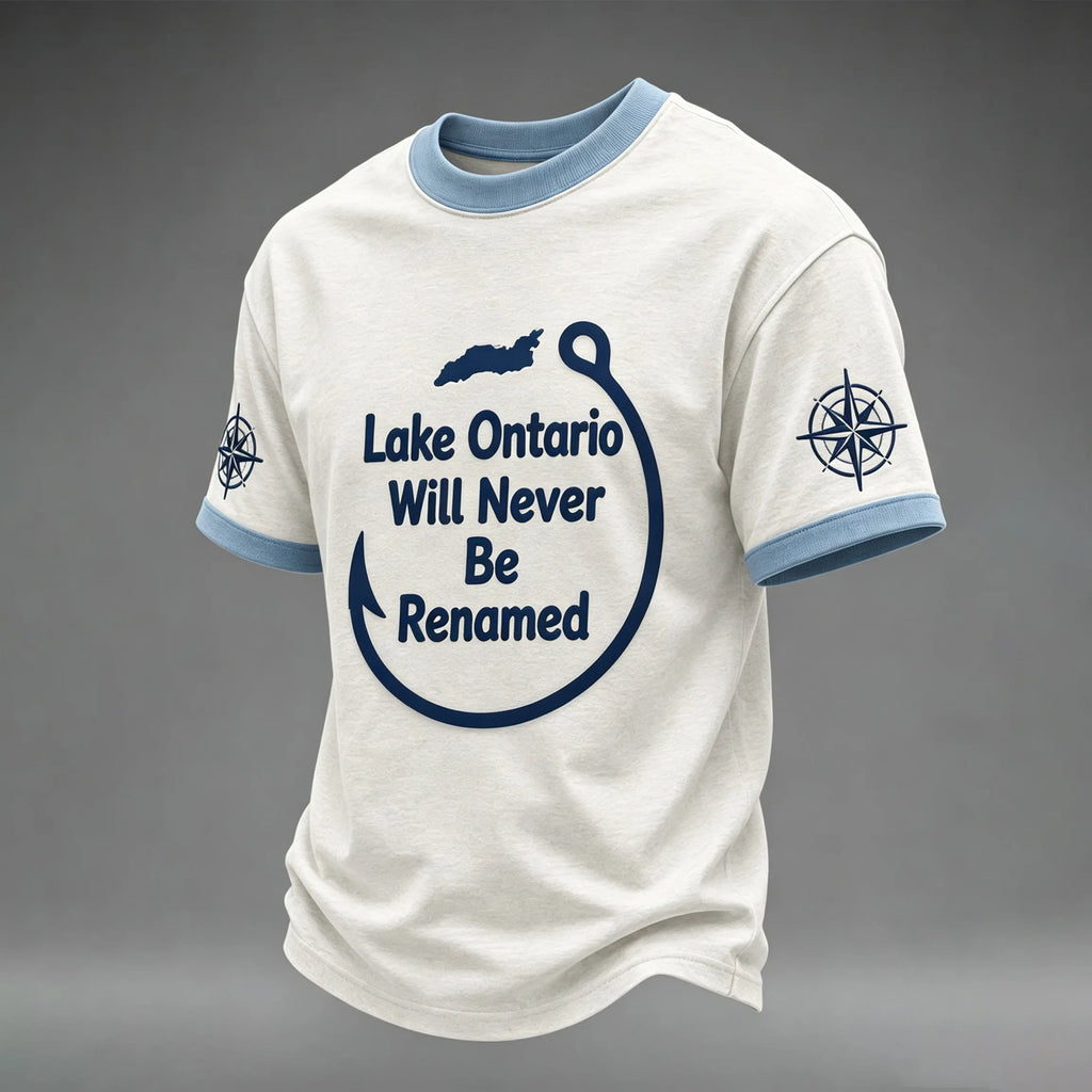 Men's Lake Ontario Always And Forever Printed Short Sleeve T-shirt