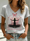 Women'S Dolly Parton We Will Always Miss You... V-Neck T-Shirt