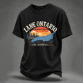 Men's Retro Lake Ontario Est. 10,000 B.c. Print T-shirt