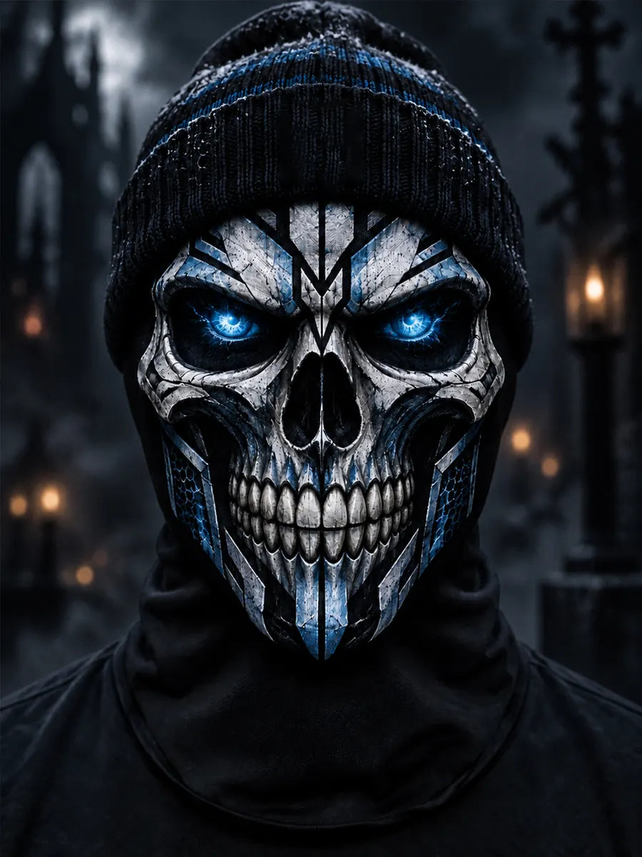 Mechanical Skull Face Mask – Winter Balaclava