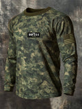 Men's Vintage Camo DD-214 Long-Sleeve T-Shirt