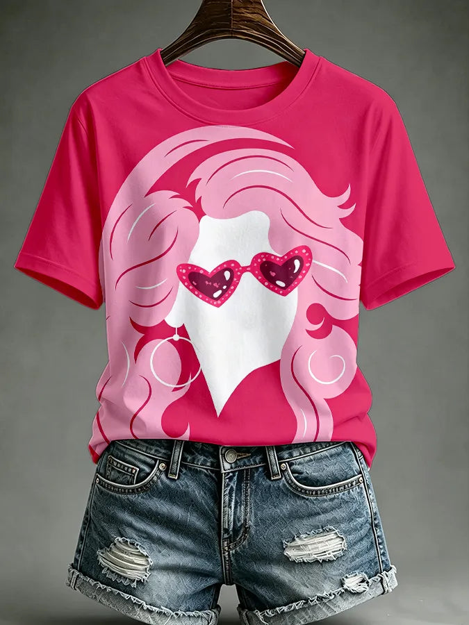 Women'S Commemorative Printed Casual T-Shirt