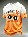 Men's Leukemia Awareness Graphic Short-Sleeve T-Shirt