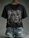 Women's Country Music Legend Tribute Printed T-Shirt