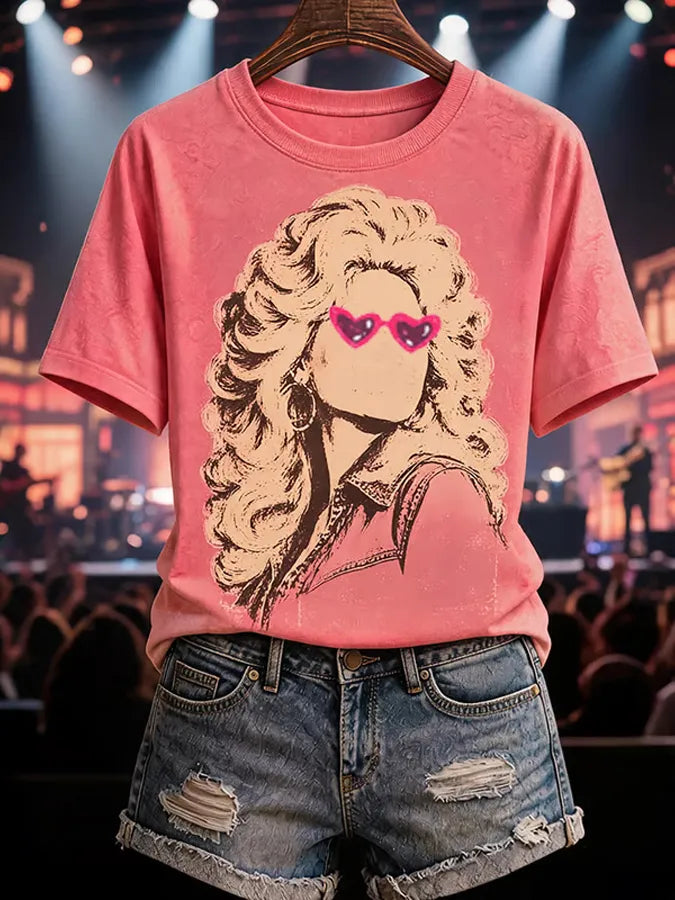 Women'S Commemorative Printed Casual T-Shirt