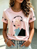 Women's The Queen of Country Print Casual T-Shirt