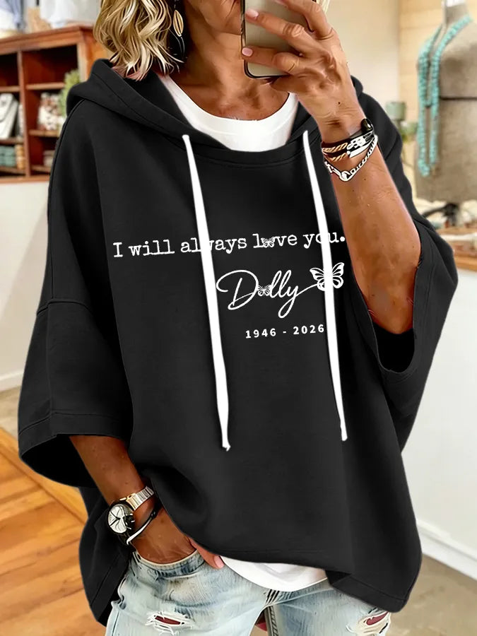 Women'S Commemorative Printed Hoodie