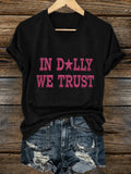 Women'S Commemorative Printed Casual T-Shirt