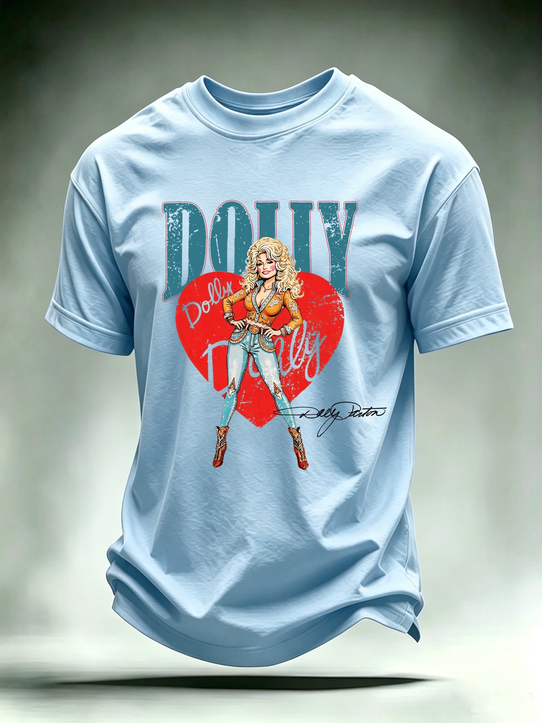 Men's Vintage Country Music Tribute Parton Tour T-Shirt