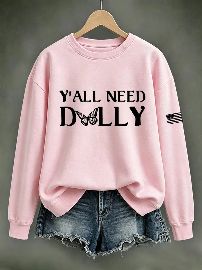 Women'S Country Music Print Sweatshirt