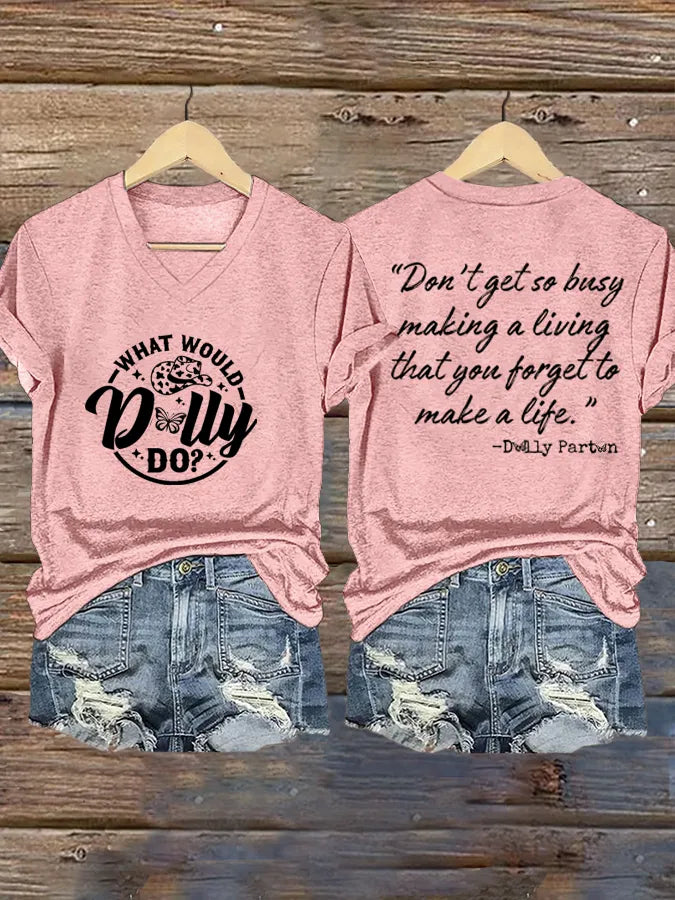 Women's Country Music Print T-shirt