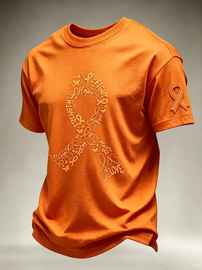 Men's Leukemia Awareness Graphic Short-Sleeve T-Shirt