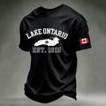 Men's Lake Ontario Print Short-sleeve T-shirt