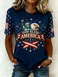 Women's 250th Anniversary Art Print Casual T-Shirt