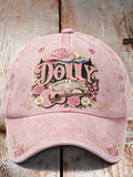 Unisex Legendary Country Singer Print Hat