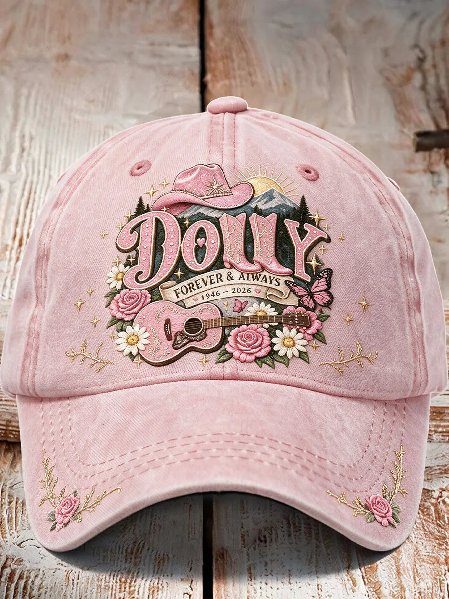 Unisex Legendary Country Singer Print Hat