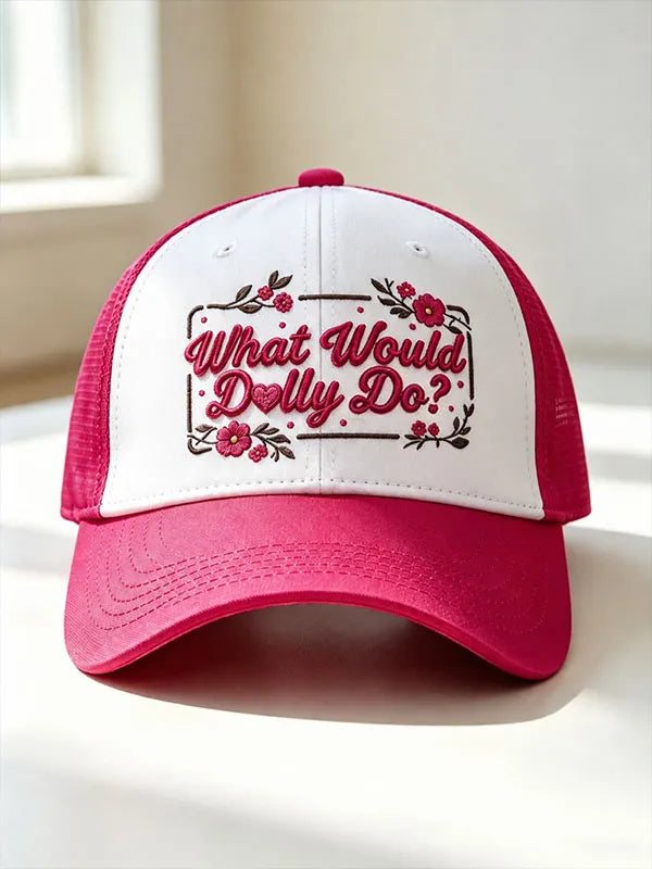 Unisex Retro Commemorative Dolly Printed Hat