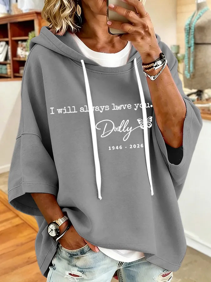 Women'S Commemorative Printed Hoodie