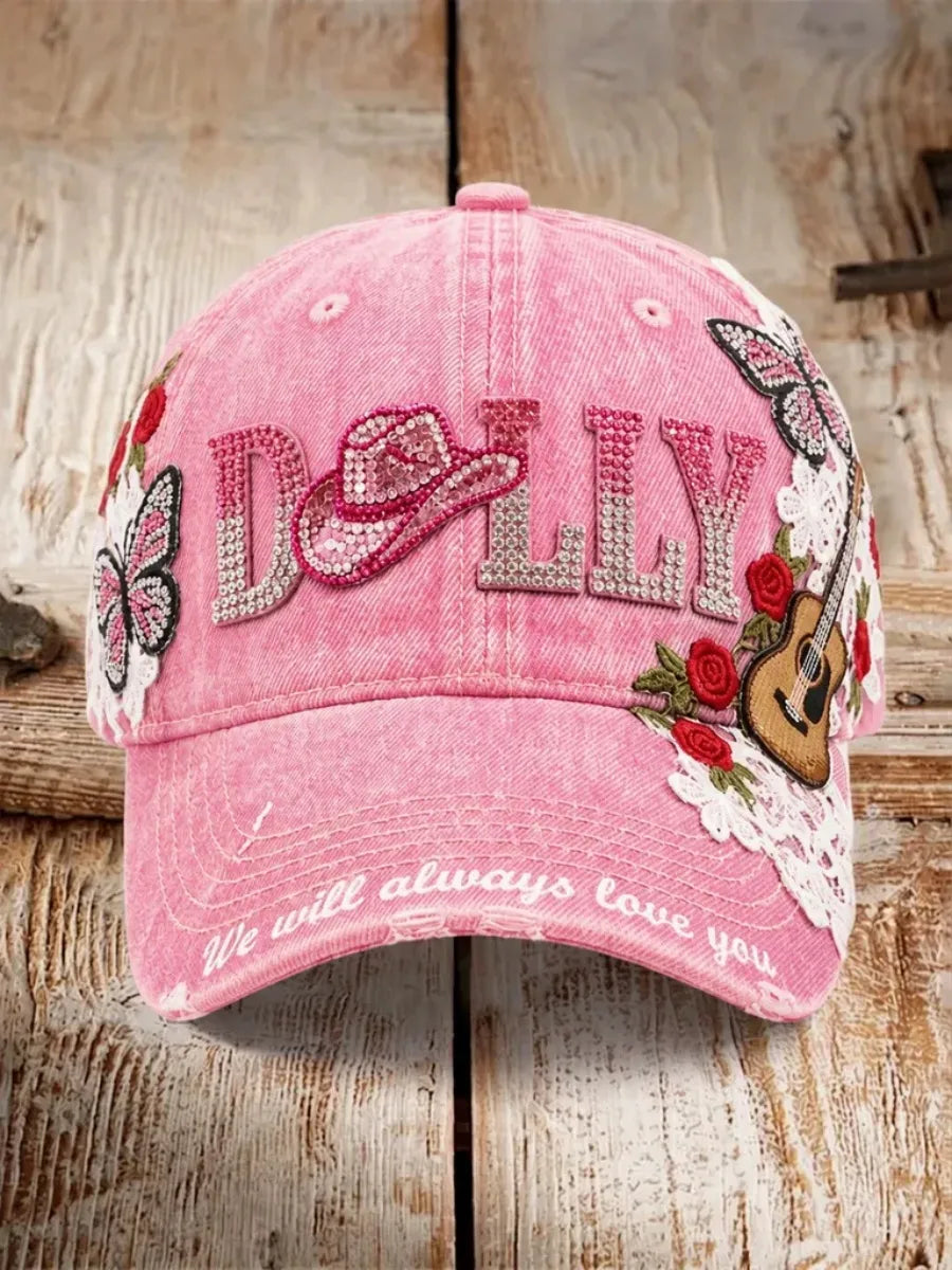 Retro Commemorative Printed Washed Hat