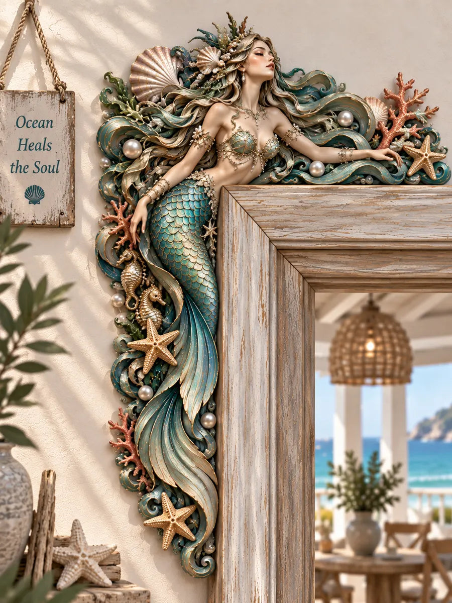 Mermaid Ocean Corner Door Decor