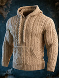 Men’s Vintage-Style Comfortable Knitted Sweater/Sweatshirt