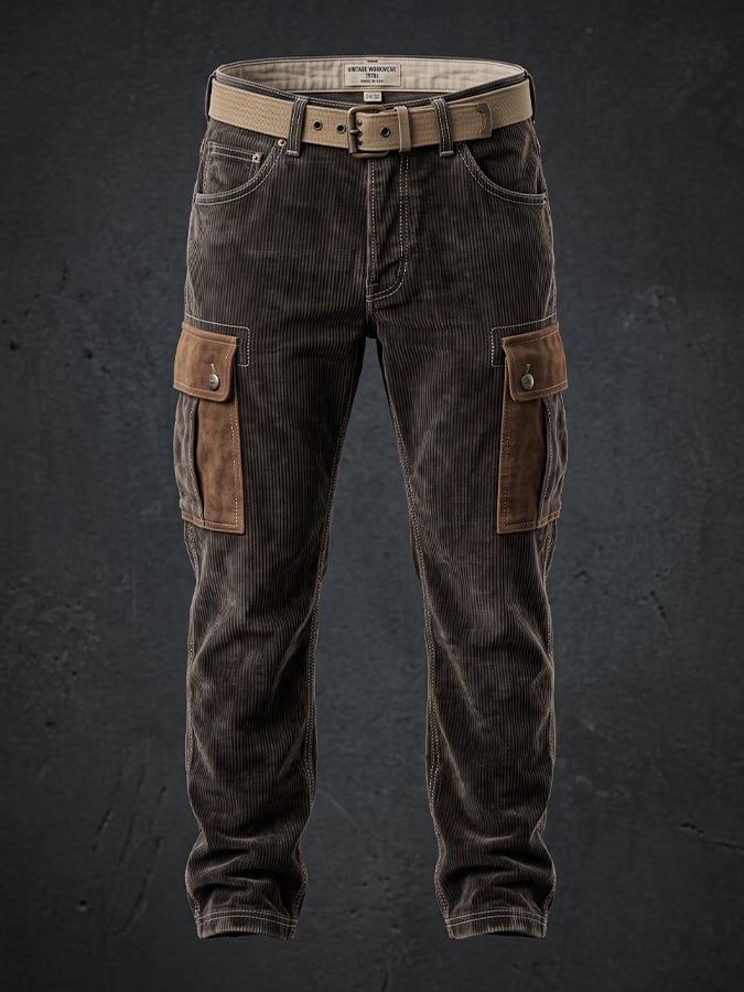 Men's Vintage Corduroy Work Pants