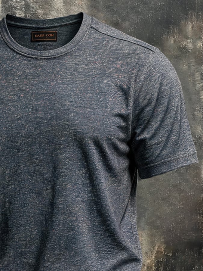 Men's Vintage Viking-Print T-Shirt