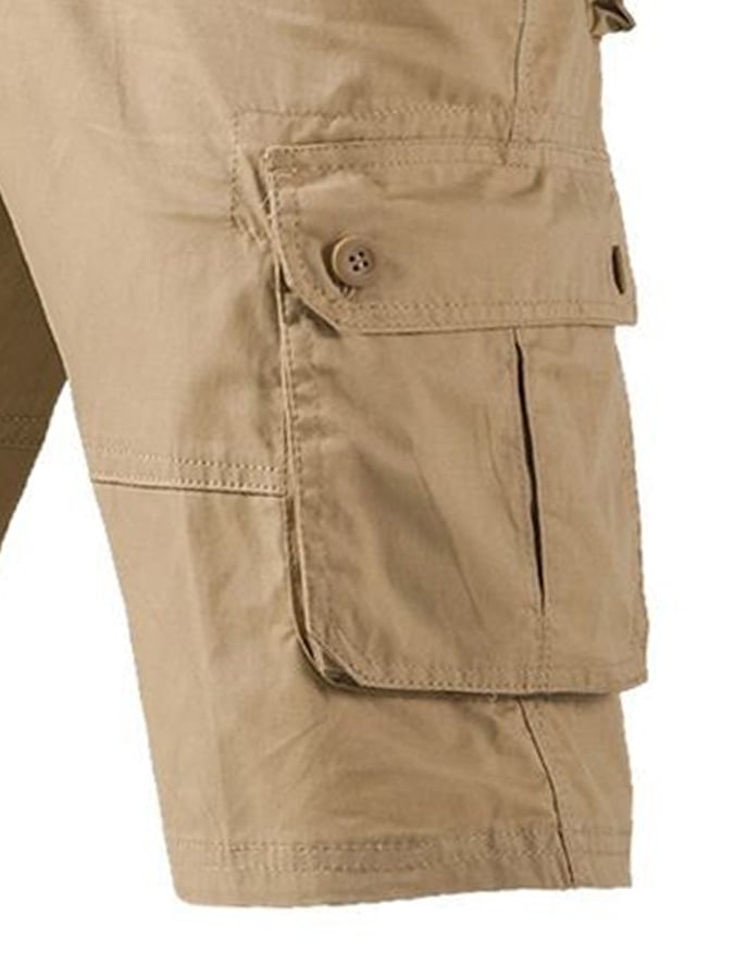 Men's Vintage Outdoor Cotton Functional Work Shorts